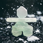Frosted Glass Inukshuks