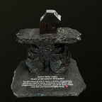 Granite Inukshuk on Chipped edge granite base