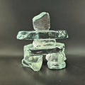 Kiln Formed Glass Inukshuk