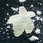 Frosted Glass Inukshuk
