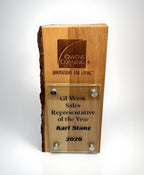 Live Edge  Wood and Glass Award